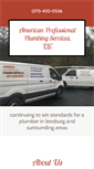 Mobile Screenshot of americanprofessionalplumbing.com